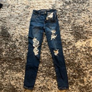 American eagle high rise jeggings size 00 next level stretch